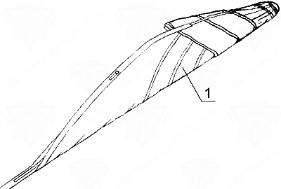 Укладка бесстропного стабилизирующего парашюта парашютной системы Д-6 серии 4